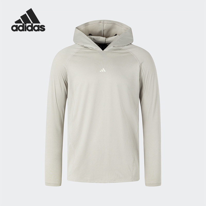 Adidas/阿迪达斯正品新款男士针织连帽训练运动卫衣JW1356