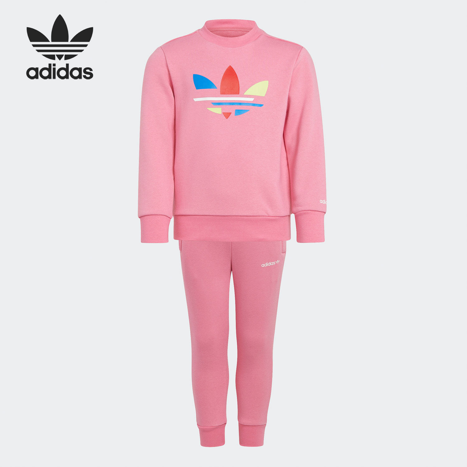 Adidas/阿迪达斯官方正品当季新款儿童休闲运动套装 H25295,童装/婴儿装/亲子装,套装,淘宝优惠券,粉丝福利购,淘宝优惠卷