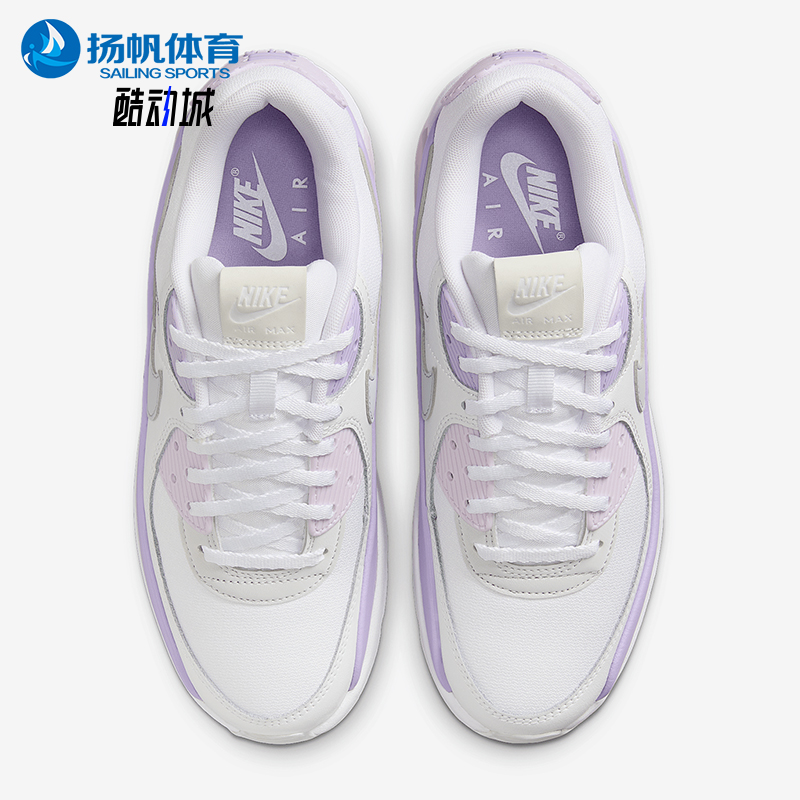 Nike/耐克正品Air Max 90 女士休闲拼接气垫厚底运动鞋FD4328-113