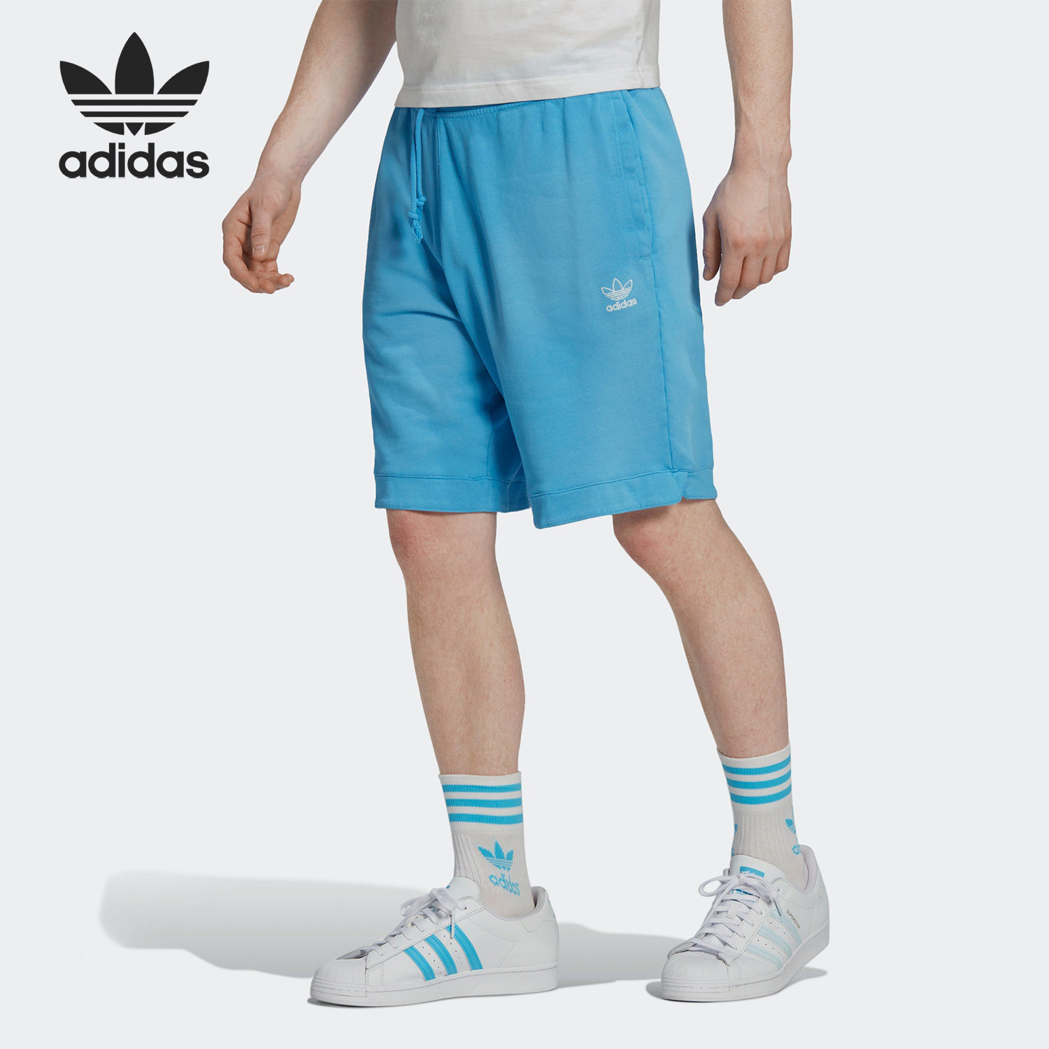 Adidas/阿迪达斯正品三叶草夏季新款男子针织运动短裤HK7504,运动服/休闲服装,运动中长裤／短裤,淘宝优惠券,粉丝福利购,淘宝优惠卷