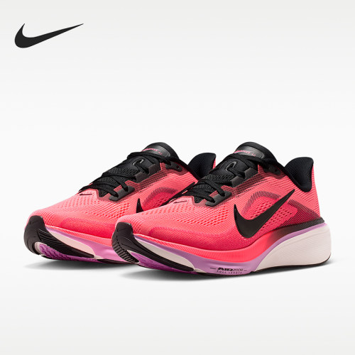 Nike/耐克正品Pegasus42新款女熔岩粉黑色鞋经典跑步鞋IB1881-602