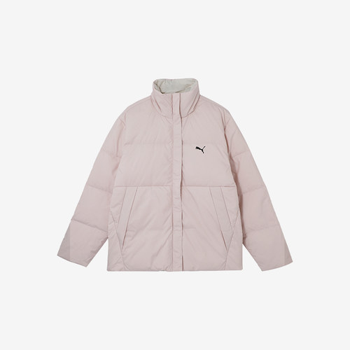彪马男女双面穿立领保暖羽绒服