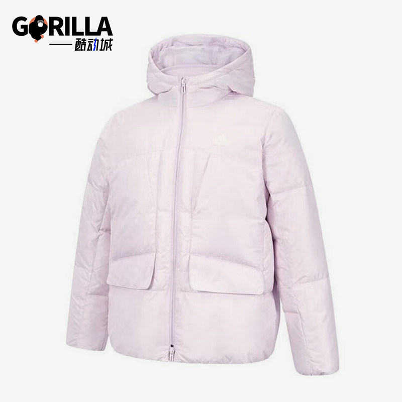 Adidas/阿迪达斯正品24冬大童加绒保暖三合一羽绒服JI8627