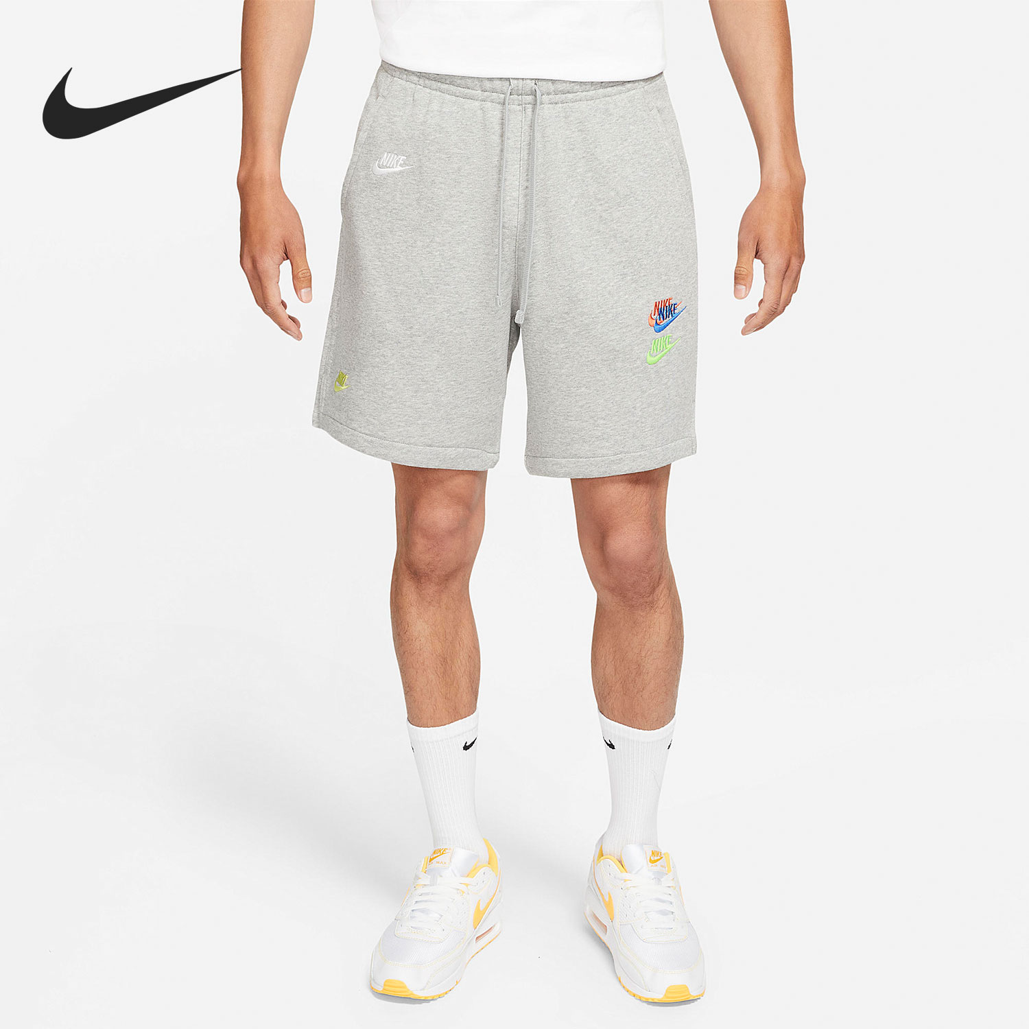 Nike/耐克官方正品男子夏季透气针织时尚休闲运动短裤 DD4683-063 运动服/休闲服装 运动中长裤／短裤 原图主图