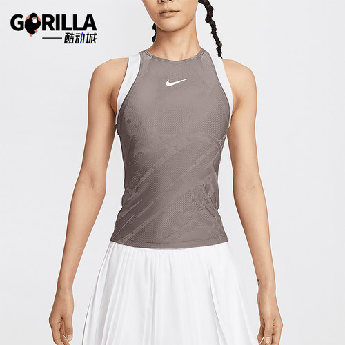 Nike/耐克正品Court Slam Dri-FIT女士经典网球背心FZ6476-289
