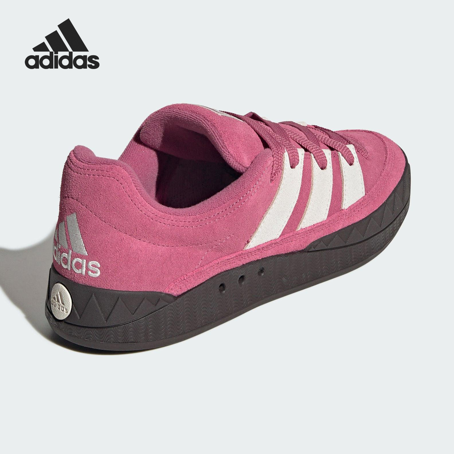 Adidas/阿迪达斯正品ADIMATIC SHOES男女经典皮革系带板鞋KI8883