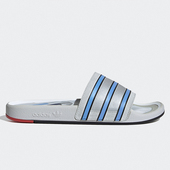 条纹运动休闲拖鞋 Adidas 男女经典 三叶草 FX4410 阿迪达斯正品