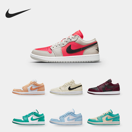 Nike/耐克正品Air Jordan 1女子运动轻便低帮板鞋DC0774-006