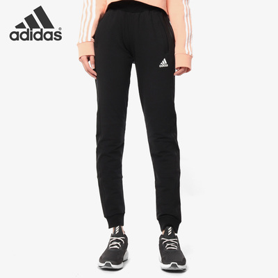 adidas女子收口正品休闲长裤透气