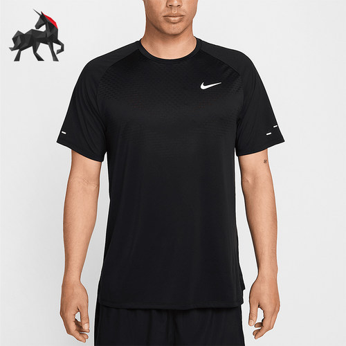 Nike/耐克正品2025新款男士跑步训练透气经典短袖T恤HV5204-010