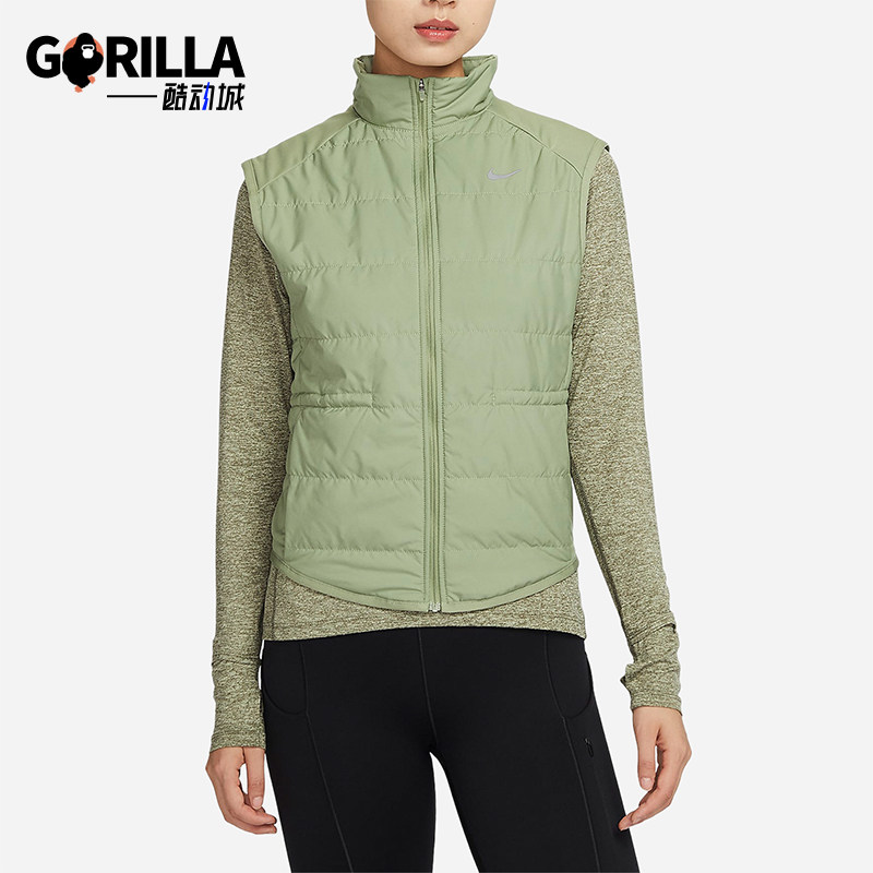 Nike/耐克正品新款女士复古简约拉链透气保暖马甲FB7538-386,运动服/休闲服装,棉马甲,淘宝优惠券,粉丝福利购,淘宝优惠卷