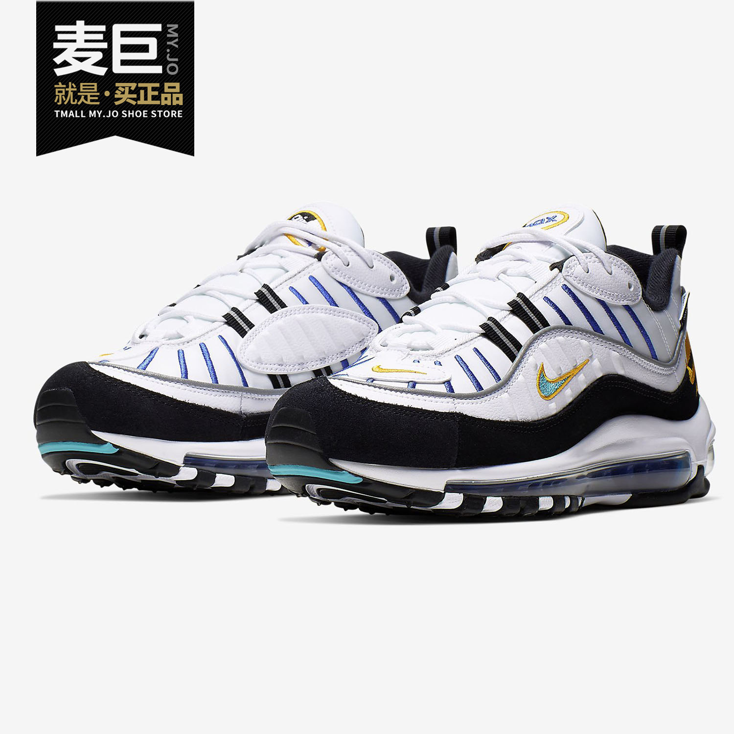 nike/耐克正品air max 98 prm 女子休闲运动气垫跑步鞋ci1901-102