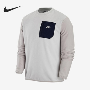 Nike 新款 休闲口袋圆领套头男子运动卫衣FD2376 025 耐克正品