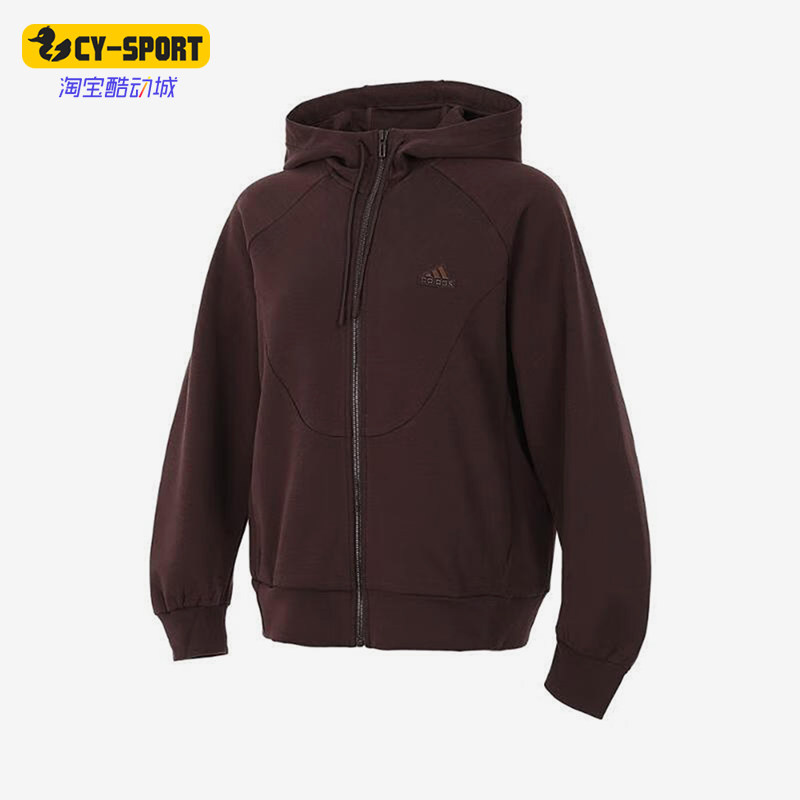 Adidas/阿迪达斯正品MW DK FZ HD女士经典复古针织运动外套JX6839