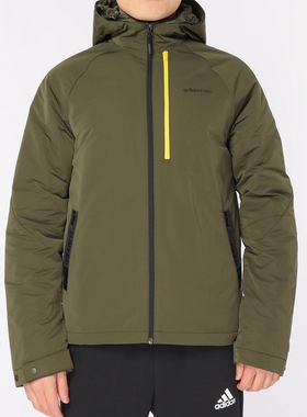 Adidas/阿迪达斯正品新款 NEO 运动棉服连帽外套 DW8151