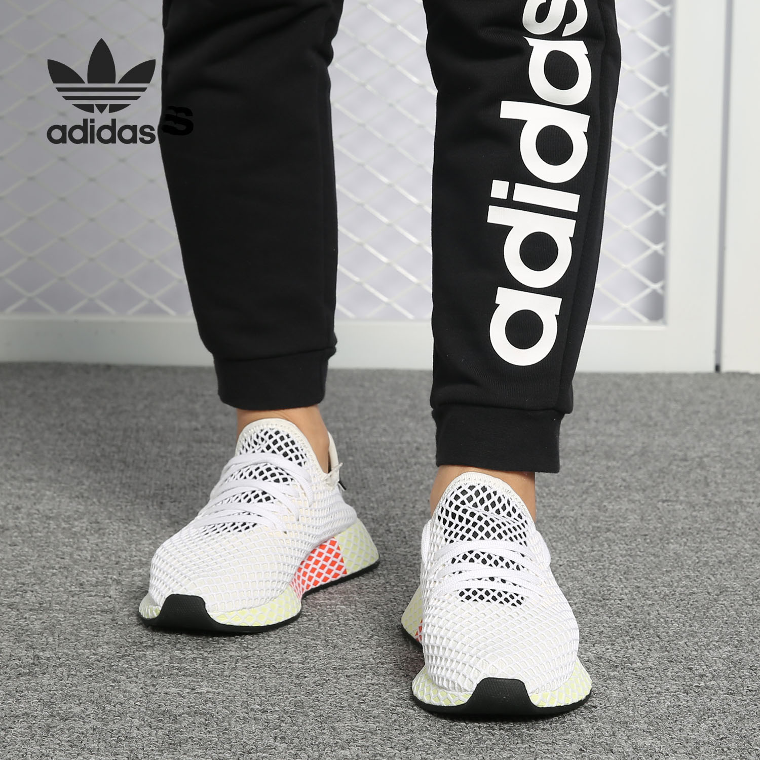 Adidas/阿迪达斯官方正品DEERUPT RUNNER三叶草男女休闲鞋 CQ2629-封面