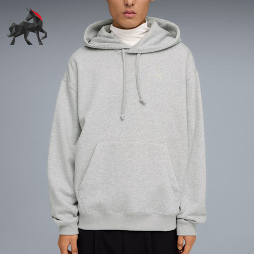 Puma/彪马正品2026春季款男士日常连帽套头运动针织卫衣634732-04