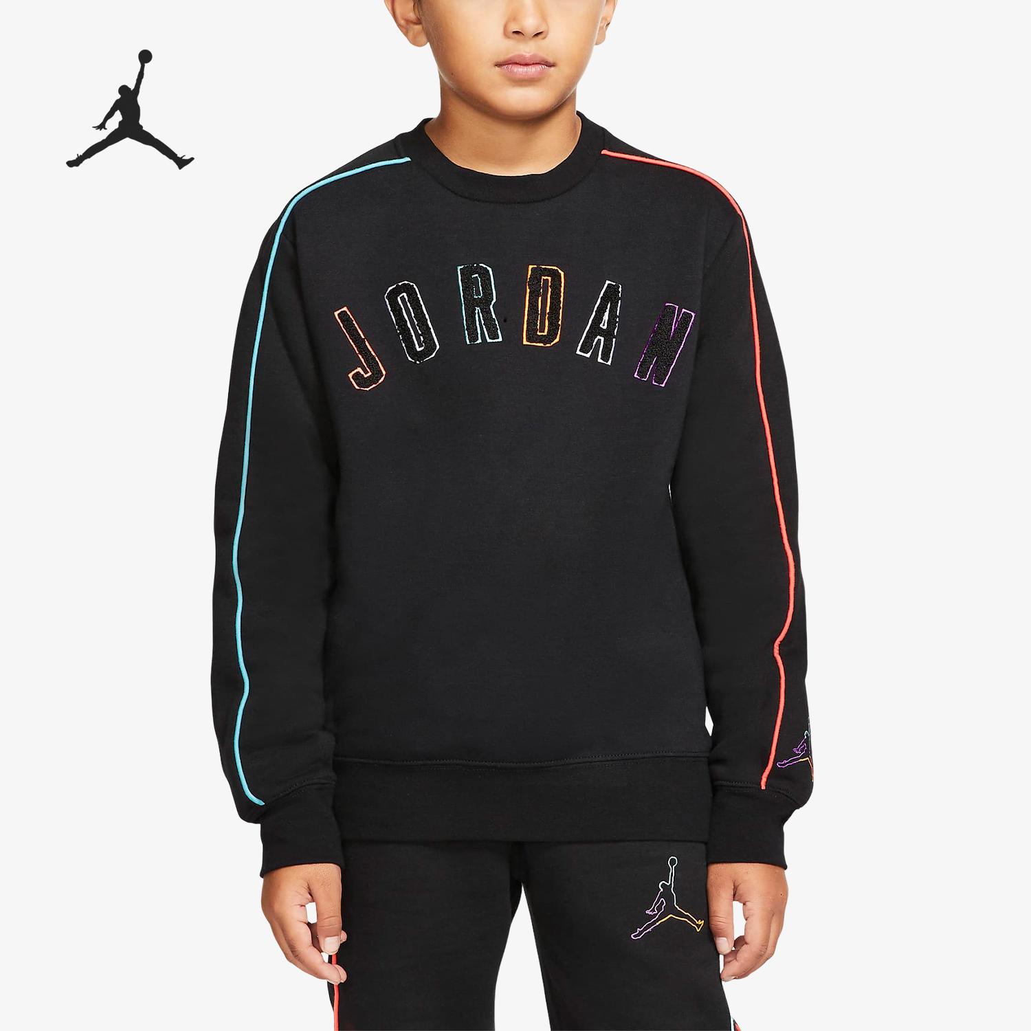 耐克正品大童套头休闲卫衣