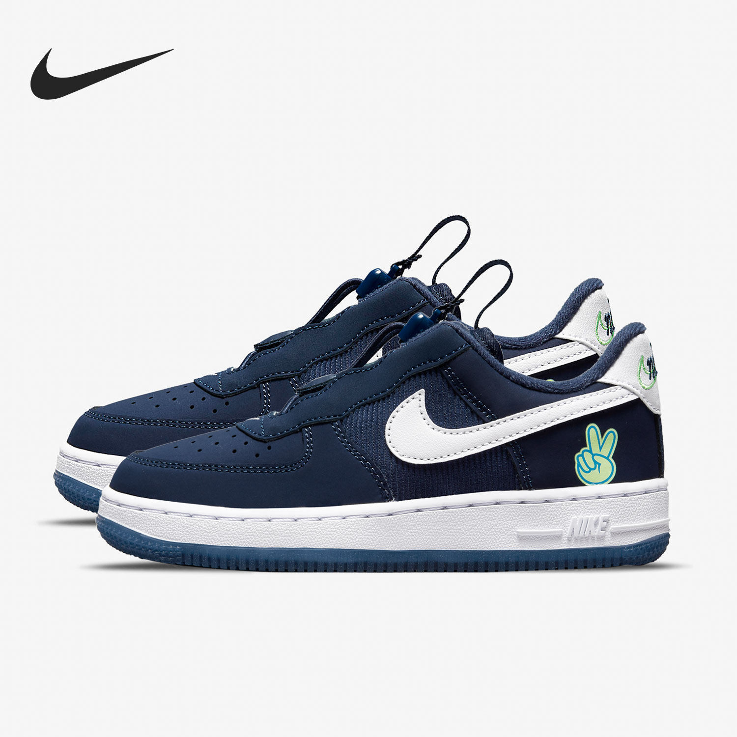 Nike/耐克官方正品 Air Force 1 大童经典运动休闲板鞋DB1814-400,童鞋/婴儿鞋/亲子鞋,运动鞋,淘宝优惠券,粉丝福利购,淘宝优惠卷