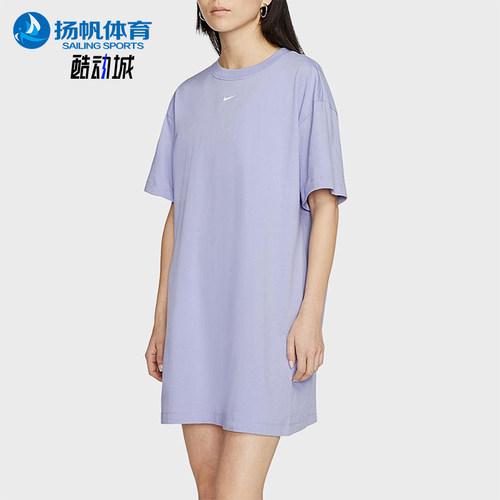 Nike/耐克正品2025女士日常圆领套头透气耐穿连衣裙CJ2242-569