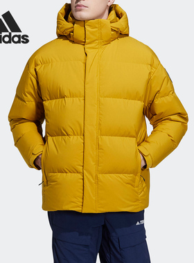 Adidas/阿迪达斯官方正品当季新款男女同款保暖运动羽绒服H23075