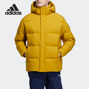 男女同款 Adidas 阿迪达斯官方正品 2021冬季 保暖运动羽绒服H23075