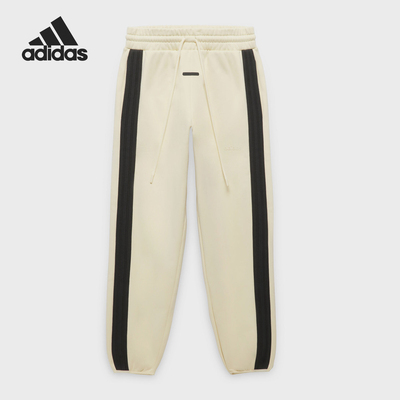Adidas/阿迪达斯官方正品新款男女简约运动拼接束脚长裤IS8758