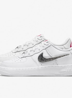 Nike/耐克正品Air Force 1 AF1女子GS大童休闲板鞋DC9651-100