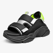 斯凯奇正品 当季 新款 Skechers 机甲厚底休闲女子运动凉鞋