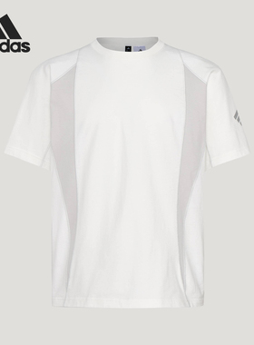 Adidas/阿迪达斯正品2026年新款男士休闲运动短袖T恤KY5619