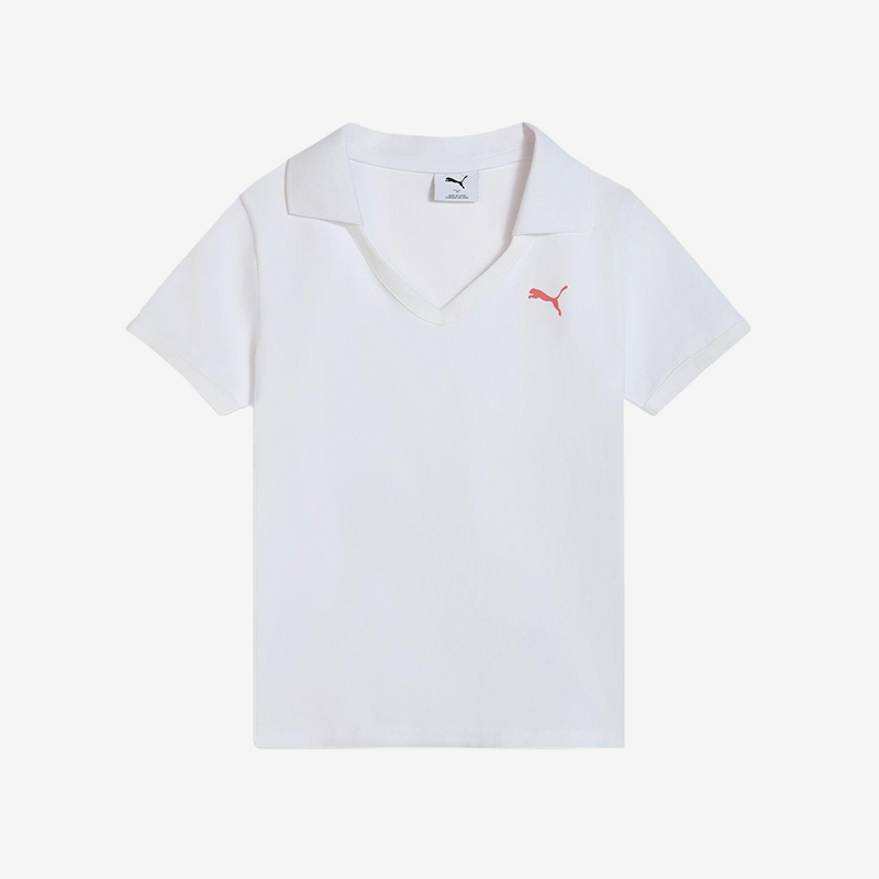 彪马女士修身运动短袖POLO衫