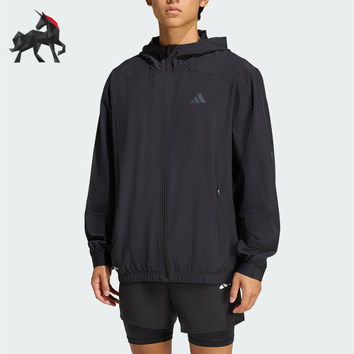 Adidas/阿迪达斯正品TECHESS TRACK-T男士健身训练夹克外套KQ7481