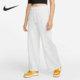 Nike 025 DO3790 耐克正品 女子加绒舒适阔腿宽松针织运动长裤