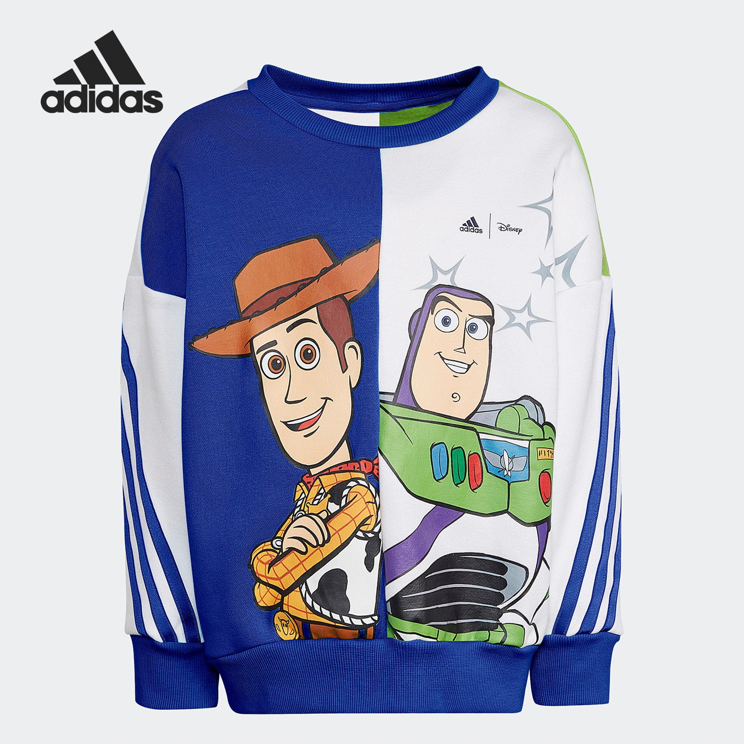 Adidas/阿迪达斯正品冬新款巴斯光年小童套头运动卫衣HK6635