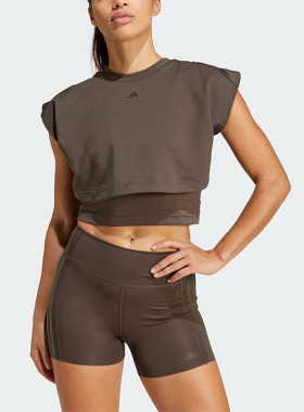 Adidas/阿迪达斯正品新款POWER BOXY TK女士运动健身短袖IW3187