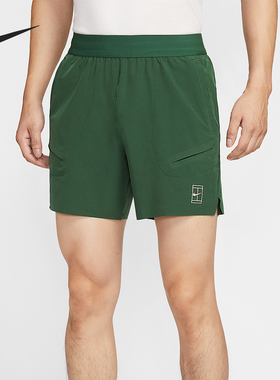 Nike/耐克正品Dri-FIT男士轻盈网球运动训练透气短裤FZ6914-323