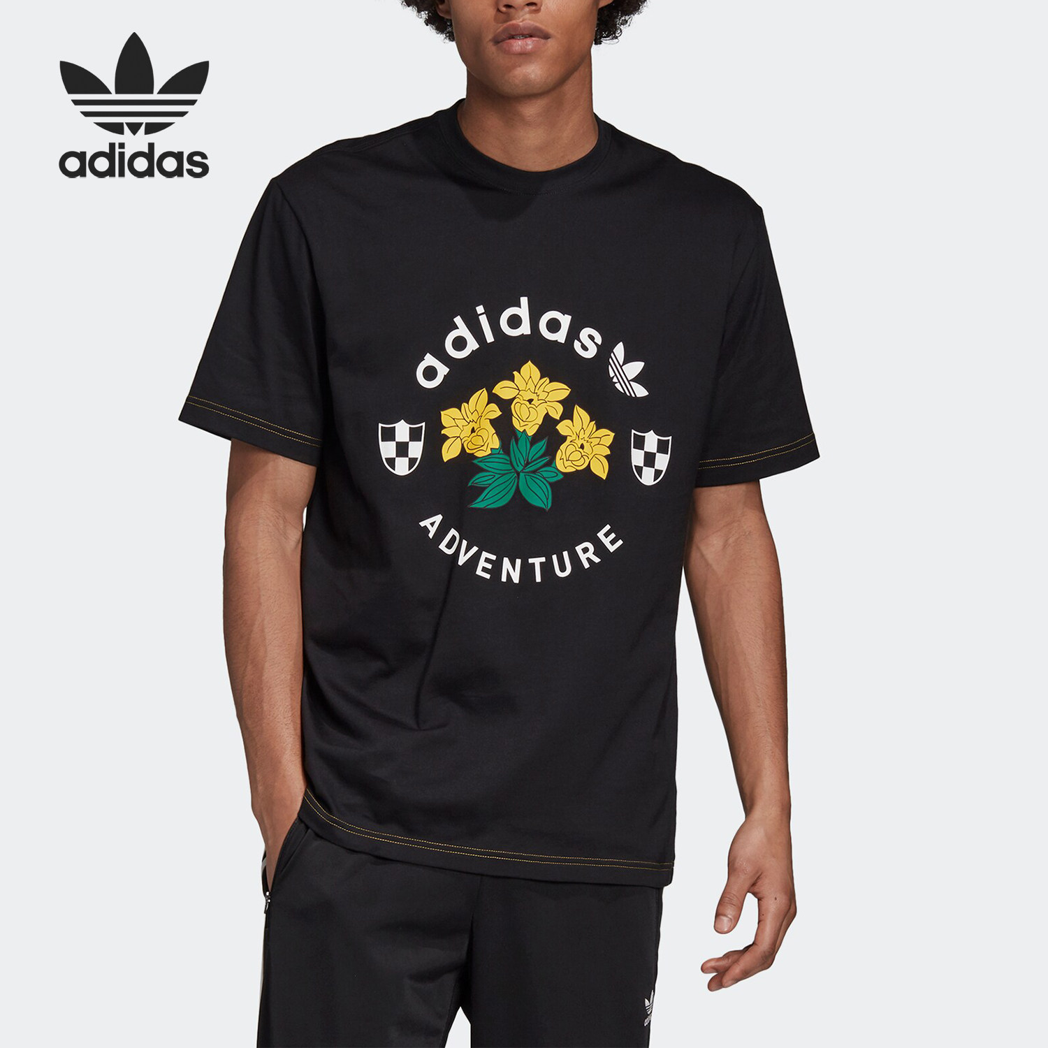 Adidas/阿迪达斯正品 三叶草 男子夏季运动短袖T恤 GD5608,运动服/休闲服装,运动T恤,淘宝优惠券,粉丝福利购,淘宝优惠卷