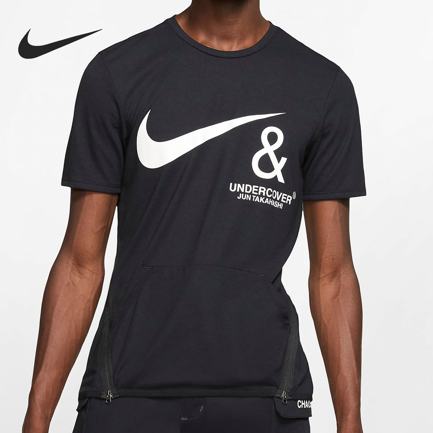 Nike/耐克正品高桥盾机能多口袋拉链男子运动短袖T恤 CD7527