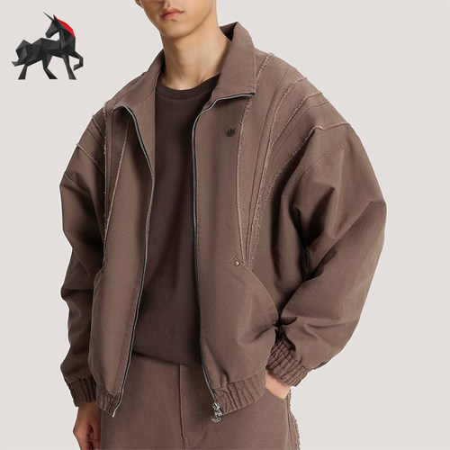 Adidas/阿迪达斯正品三叶草男士复古梭织运动夹克薄外套KR2620