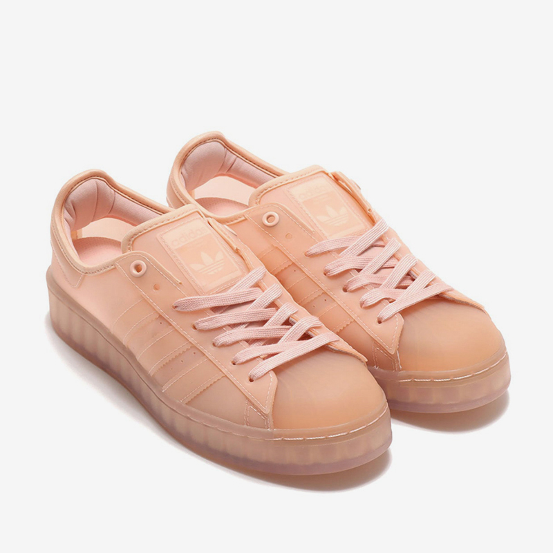 Adidas/阿迪达斯透明贝壳头板鞋