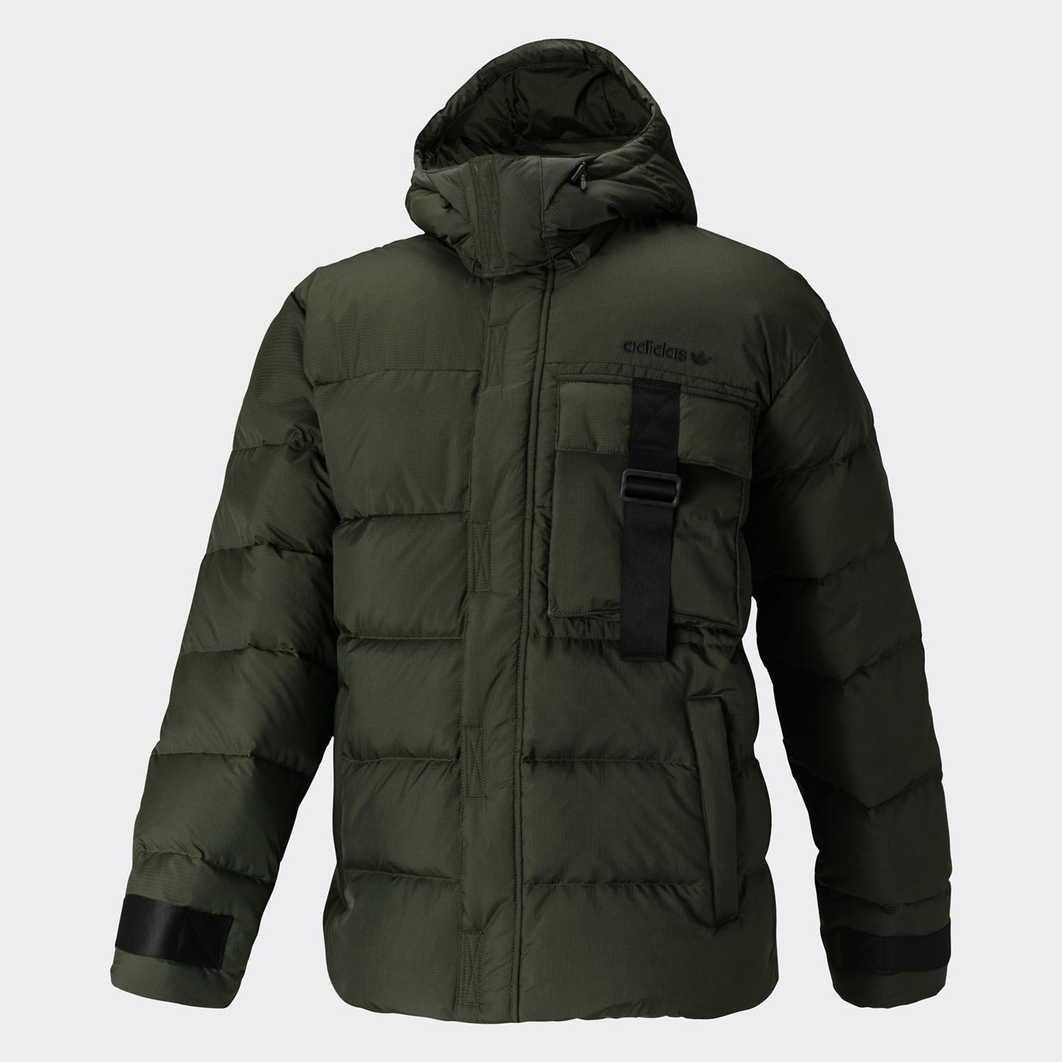 Adidas阿迪达斯正品三叶草羽绒服男子 冬季运动夹克外套GD5612