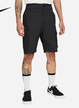 Nike/耐克官方正品夏季男子休闲运动滑板工装五分短裤CV4741-010
