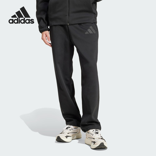 Adidas/阿迪达斯正品新款男士柔软系带宽松针织长裤JC5478