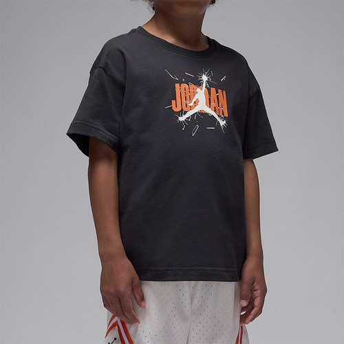 Nike/耐克正品JORDAN小童透气针织圆领落肩休闲短袖IO3252-034