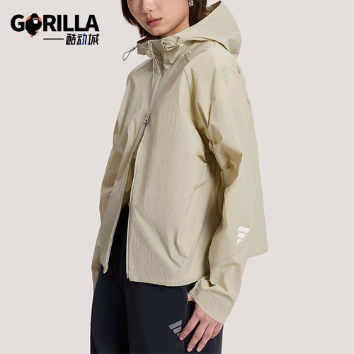 Adidas/阿迪达斯正品FOS WOVEN JACKET女士休闲机能外套KS2734