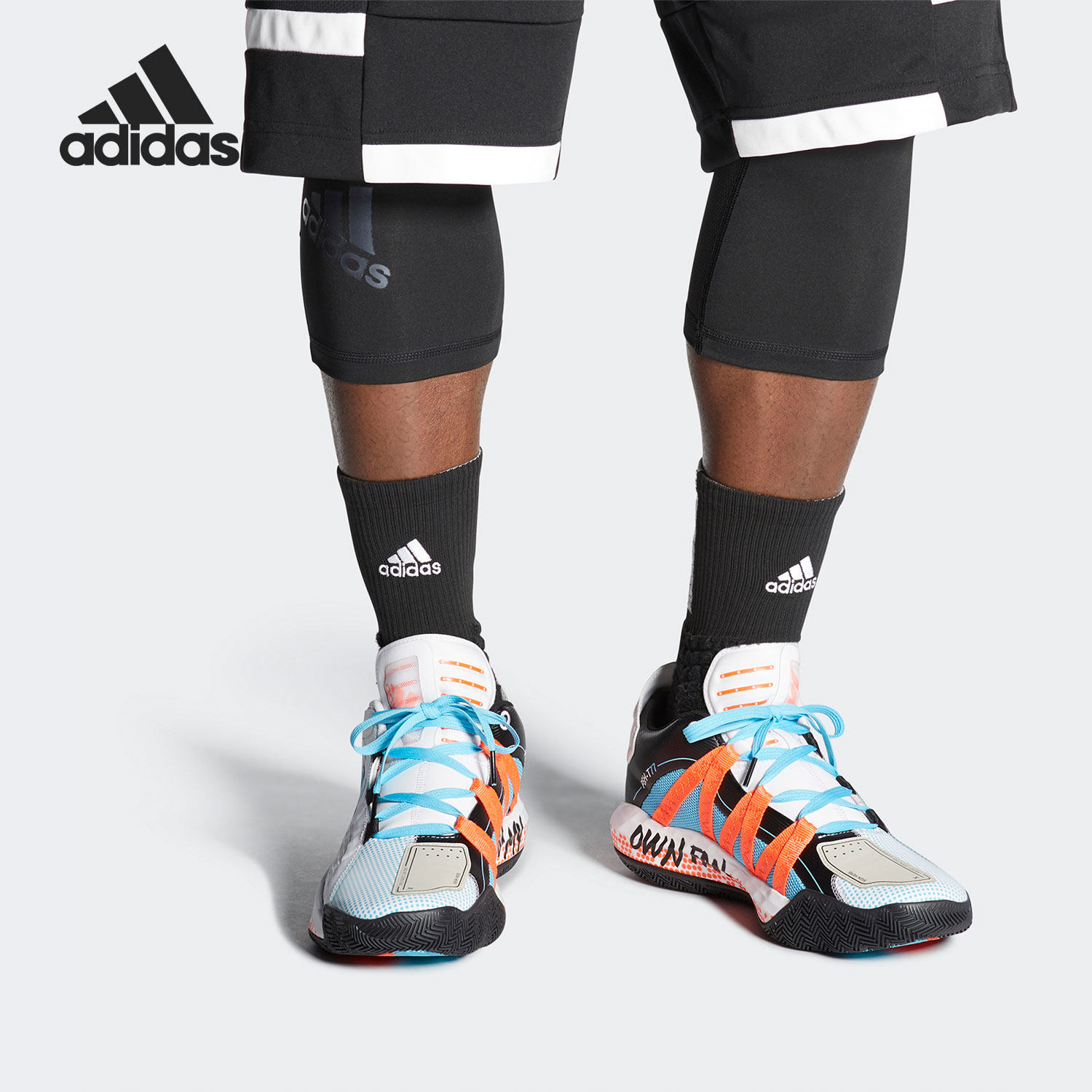 Adidas/阿迪达斯官方正品Dame 6 男子运动耐磨场上篮球鞋FW5749