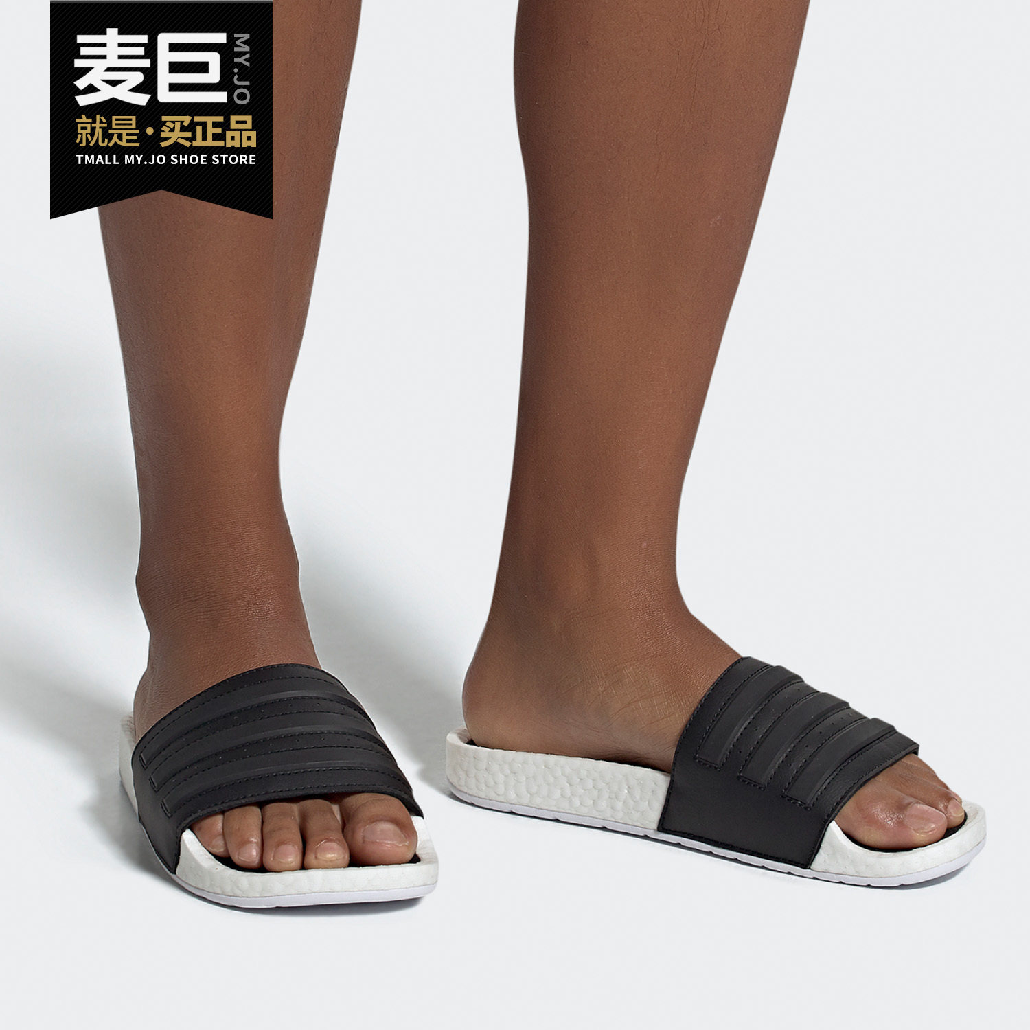 Adidas/阿迪达斯正品当季新款男子舒适运动休闲耐磨拖鞋EG1910