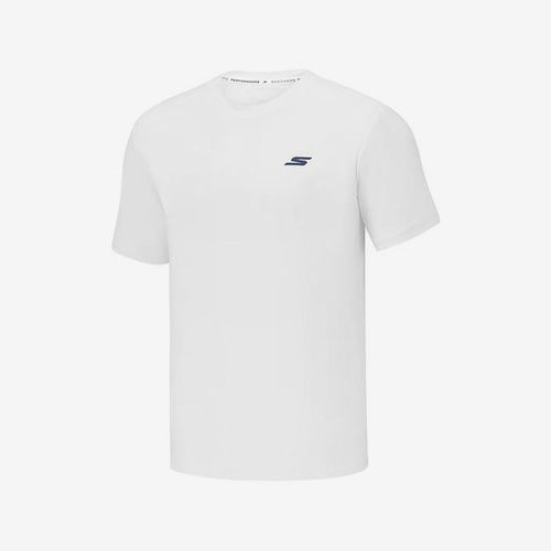 Skechers/斯凯奇正品夏季款男士针织透气印花短袖T恤衫P225M021