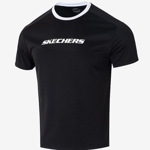 Skechers斯凯奇正品儿童款运动生活SS25透气短袖T恤P225U124-03K8