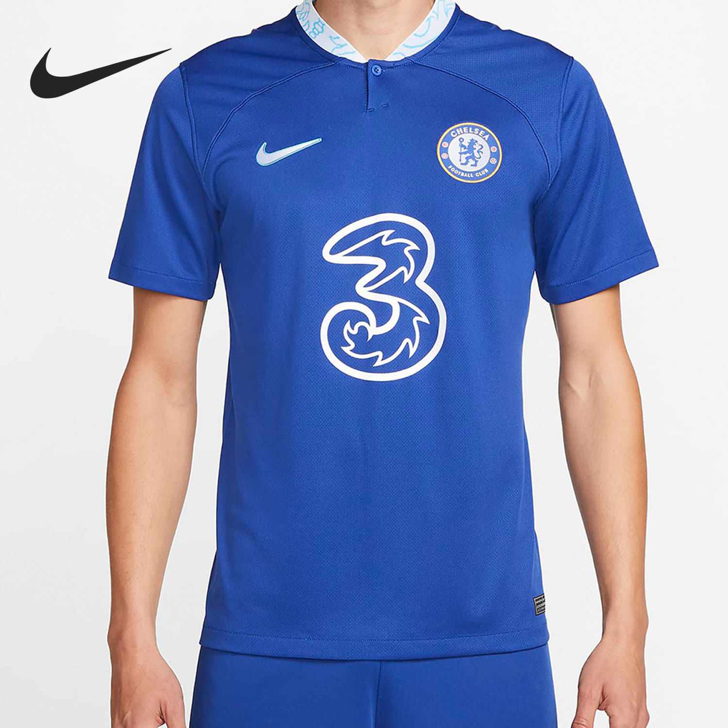 Nike/耐克官方正品22-23切尔西主场球迷版印号足球衣DM1839-496